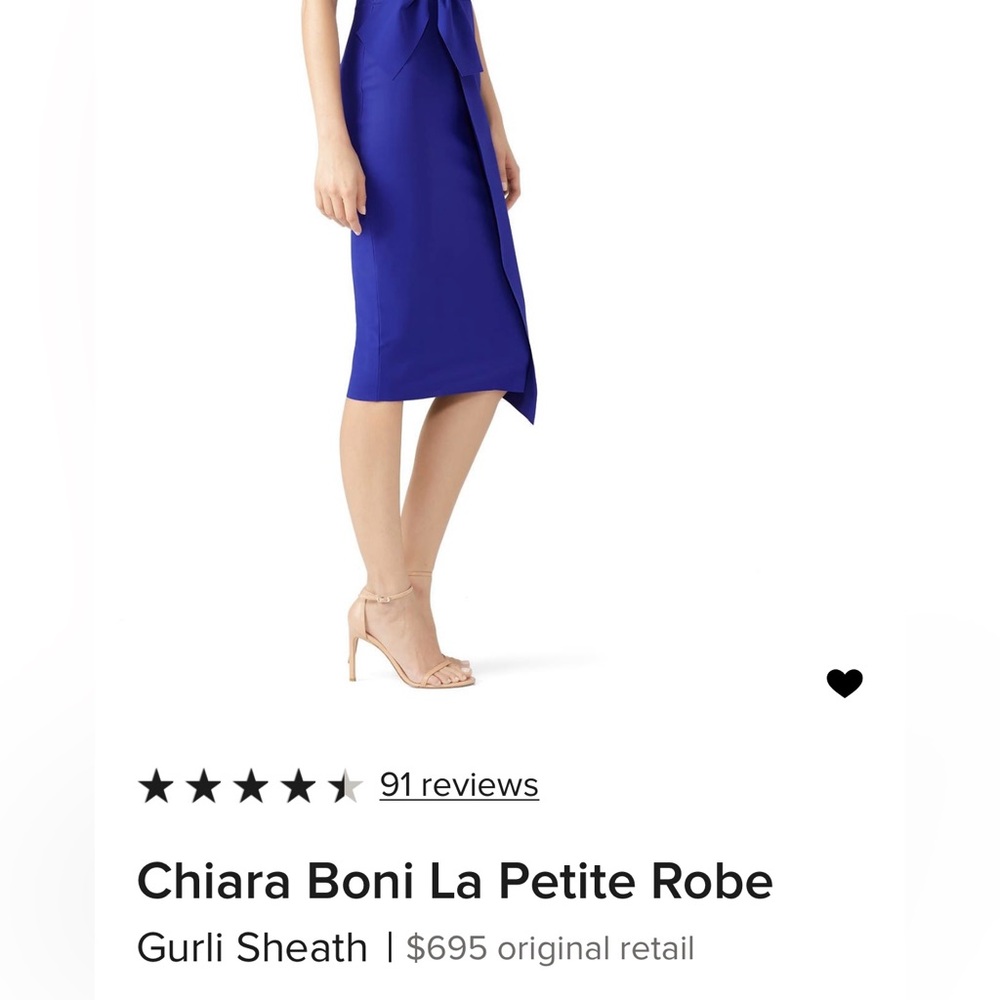 🔥CHIARA BONI LaPETITE ROBE Exquisite dress! Sz12 orig$695 Own a bit of luxury! - Picture 2 of 8